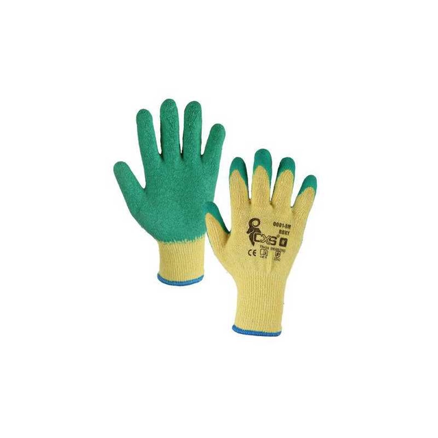 Roxy coated work gloves size 8