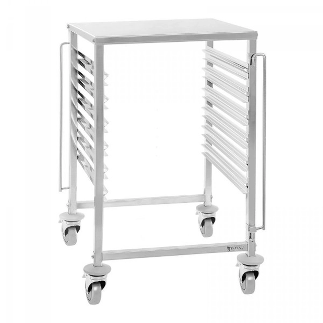 Royal Catering RCTW 6 GN 2/1 transport trolley with shelf 6xGN ROYAL CATERING 10010352 RCTW 6 GN 2/1