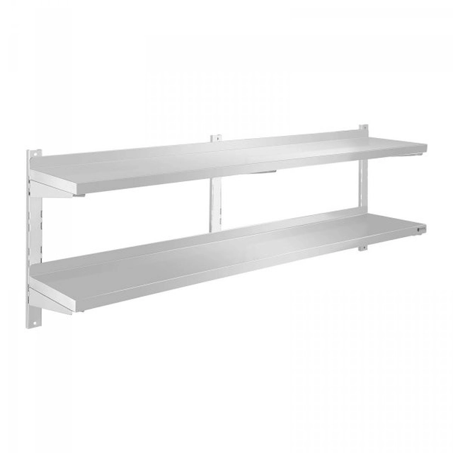 Royal Catering RCWR-160.2 double hanging shelf 160cm ROYAL CATERING 10010362 RCWR-160.2