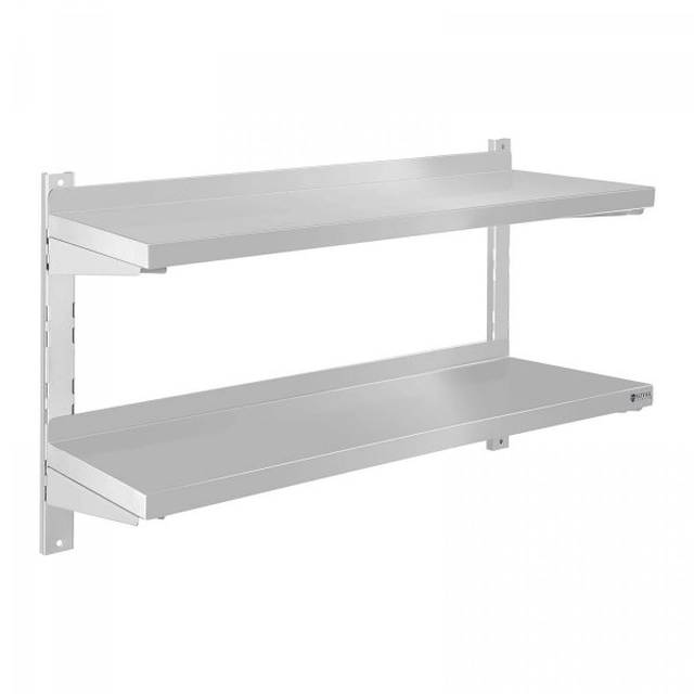 Royal Catering RCWR-80.2 double hanging shelf 80cm ROYAL CATERING 10010359 RCWR-80.2