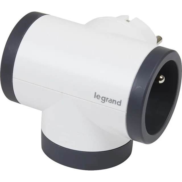 Розгалужувач Legrand Роторний 2X2P+Z+USB AC-B/G Legrand 049437 пень