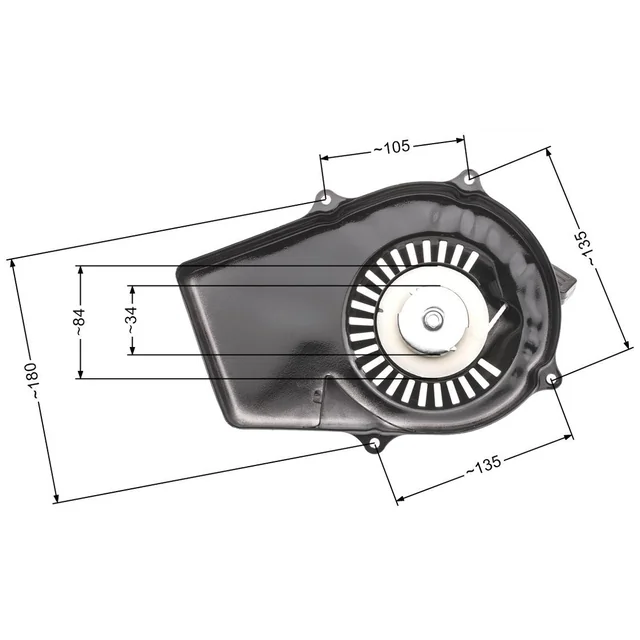 Rozrusznik Black&Decker Castorama Agregaty Chińskie 2-Suw Metalowe Zabieraki Nz568