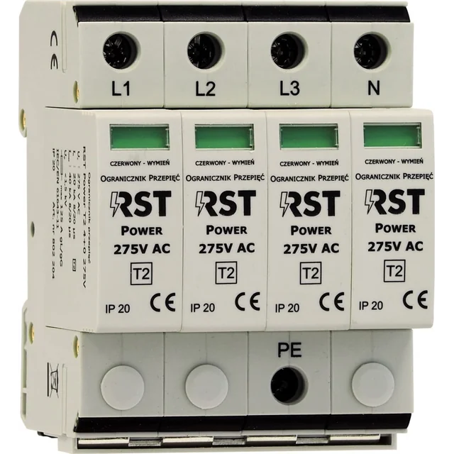 RST Odvodnik prenapona RST Snaga T2 4+0 275V AC