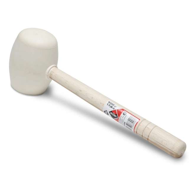 Rubber hammer 500g white Rubi 66906