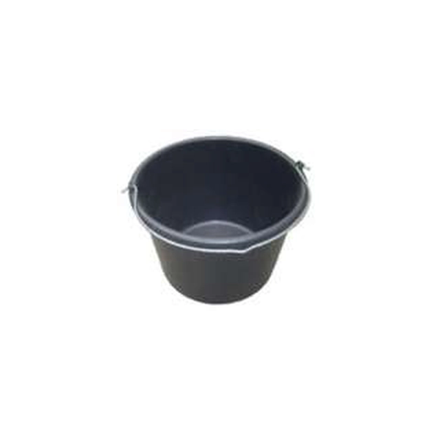 Rubber plastic bucket 12 L