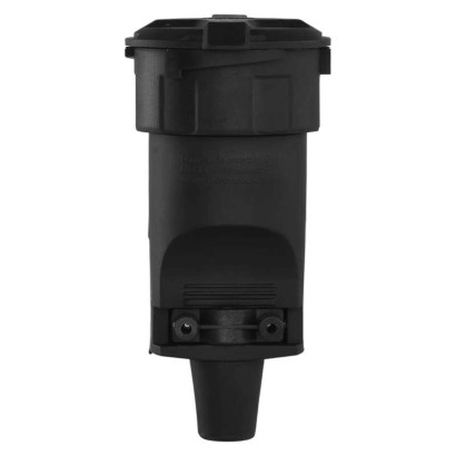 Rubber socket for extension cable, black