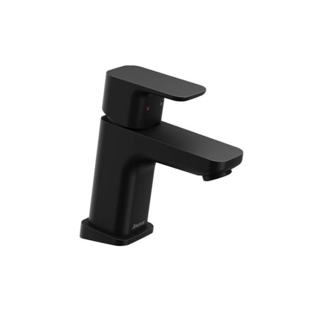 Rubinetto lavabo Ravak 10 ° Free 145 mm nero senza tappo