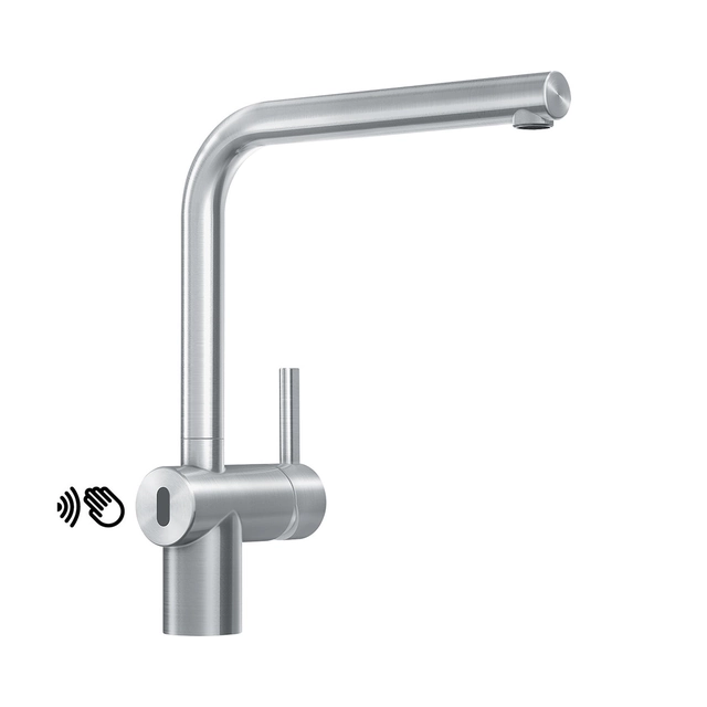 Rubinetto per lavabo Franke Atlas Neo Sensor, senza doccetta estraibile, acciaio inox