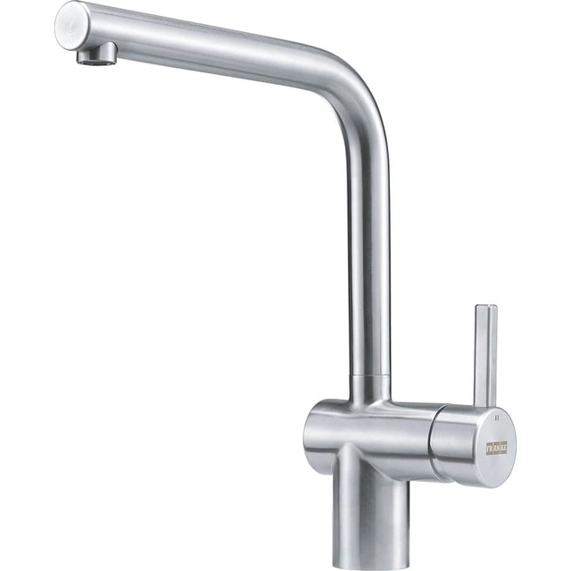 Rubinetto per lavabo Franke Atlas Neo, senza doccia estraibile, acciaio inossidabile, Laminarstrahl