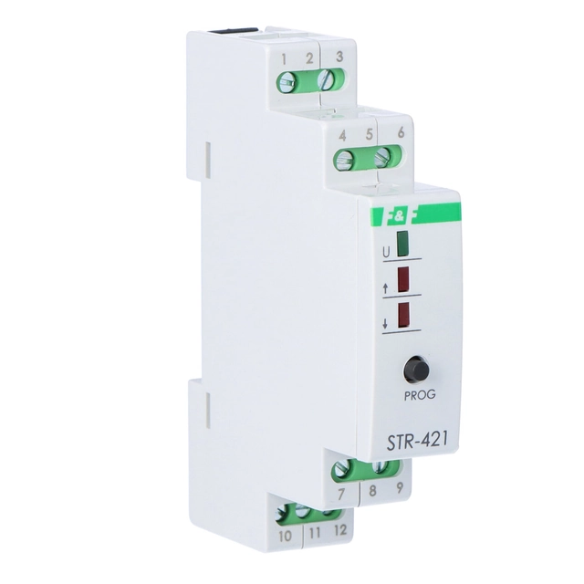 Rulleskodder controller STR-421 to-knap,Un=24V AC,8A, 1 modul