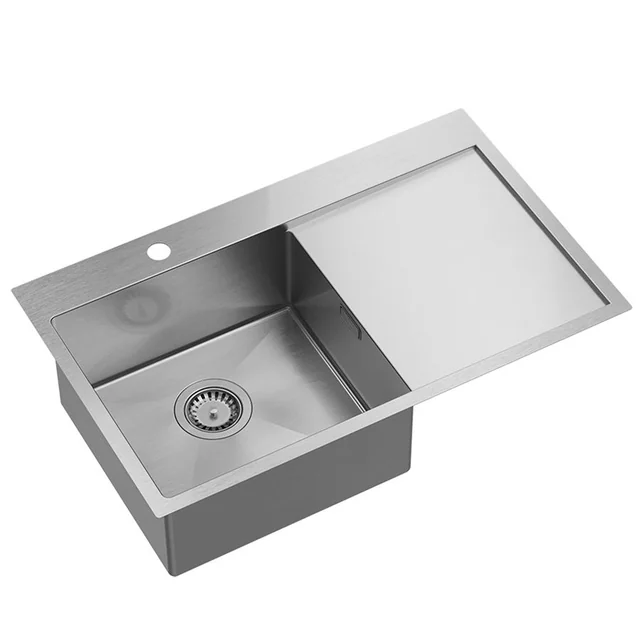 RUSSEL steel sink 111 Brushed nickel