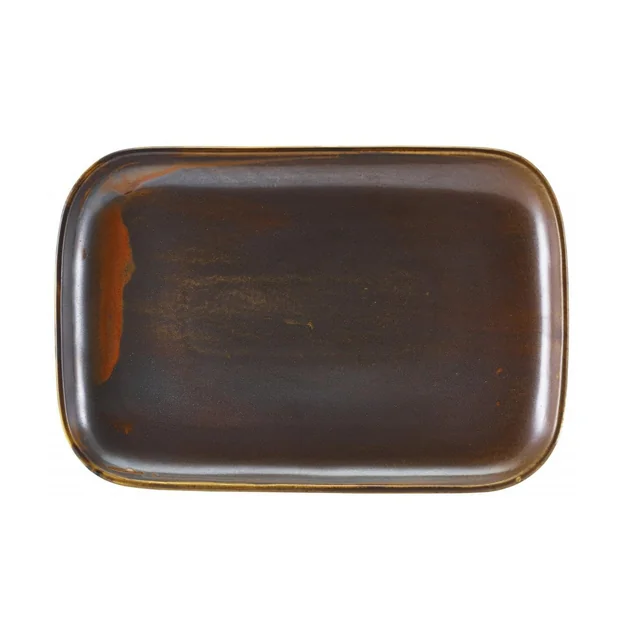 Rustic Copper Diverse Rectangular Platter 290x195 mm