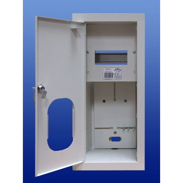 Sabaj Flush-mounted meter switchboard RL-1F6 ZSZ with window and lock IP30 - 2-060