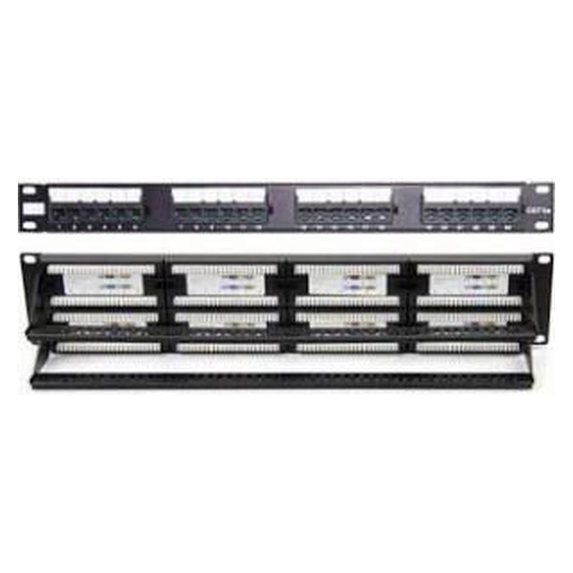 Sabaj Patch Panel 19 hüvelyk 24 Port cat 5e UTP (19-0011)