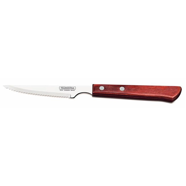 Sada steakových nožov "španielsky štýl", blister, 6szt., Churrasco line, červená