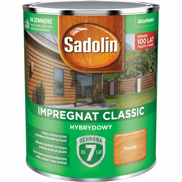 Sadolin Classic fyrretræ imprægnering 0,75L