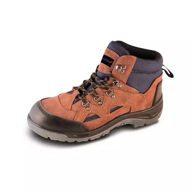 SAFETY ANKLE BOOTS, DEDRA OCCUPATIONAL SAFETY SHOES BH9T2A-41 SUEDE, SIZE: 41, KAT.S1P SRC