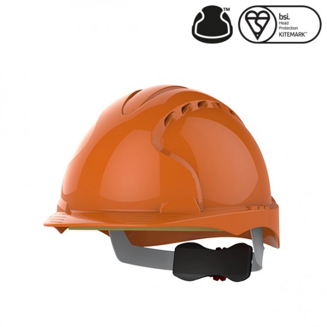 Safety Helmet JSP Evo3 with ventilation, adjustable Orange