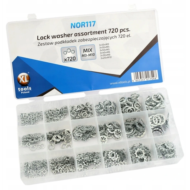 SAFETY WASHERSM3-M10 SET 720 PCS.BOXX