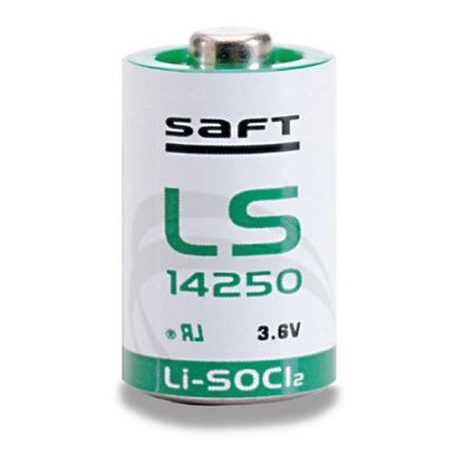 Saft LS14250, lithium, 1 / 2AA, 3.6V, 1200mAh