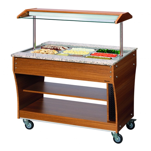 Salad Bar Cart 3x 1/1 Heating Gn Bartscher