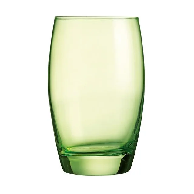 Salto Green tall glass 350 ml set 6 pcs [set 1 pcs]