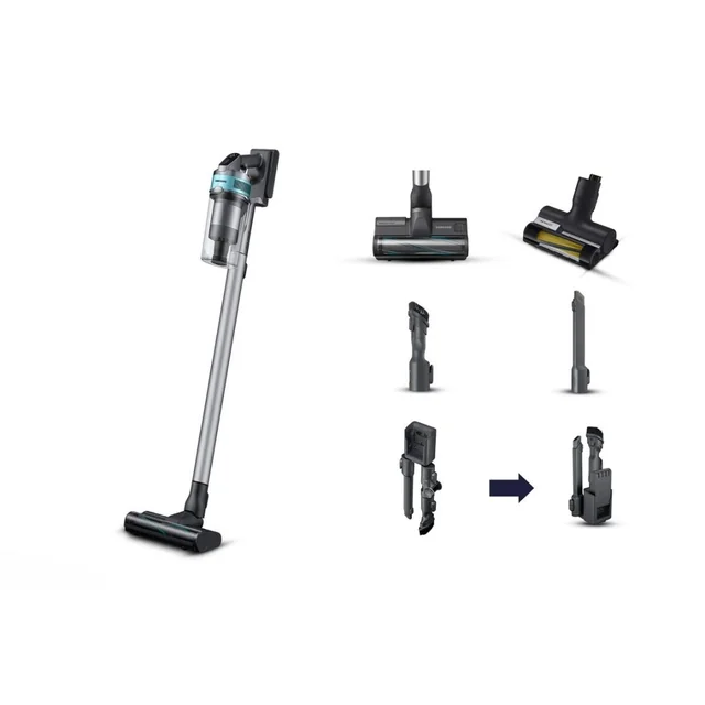 Samsung Cordless Vacuum Cleaner VS20B75AGR1/GE Black 550 W 200 W