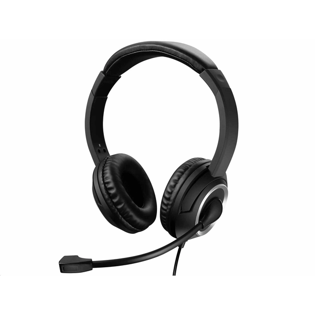 Sandberg Chat headset with microphone, USB, stereo, black
