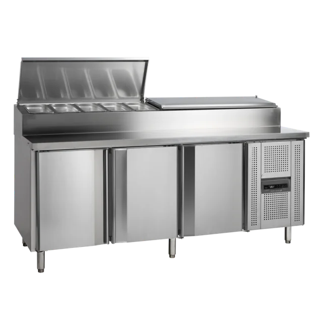 Sandwich preparation table with extension SS8300