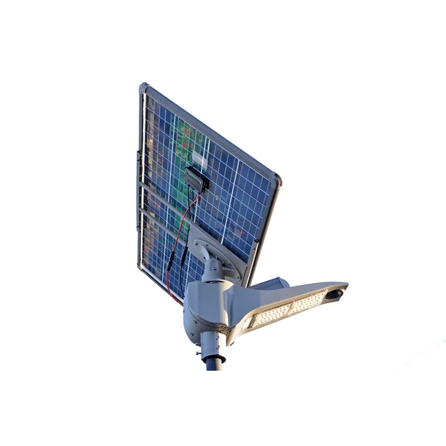 SANKO LED solar gatulampa SN-50 (LED 50W 9000lm, dubbelsidig panel 100W LiFePO4 30Ah)