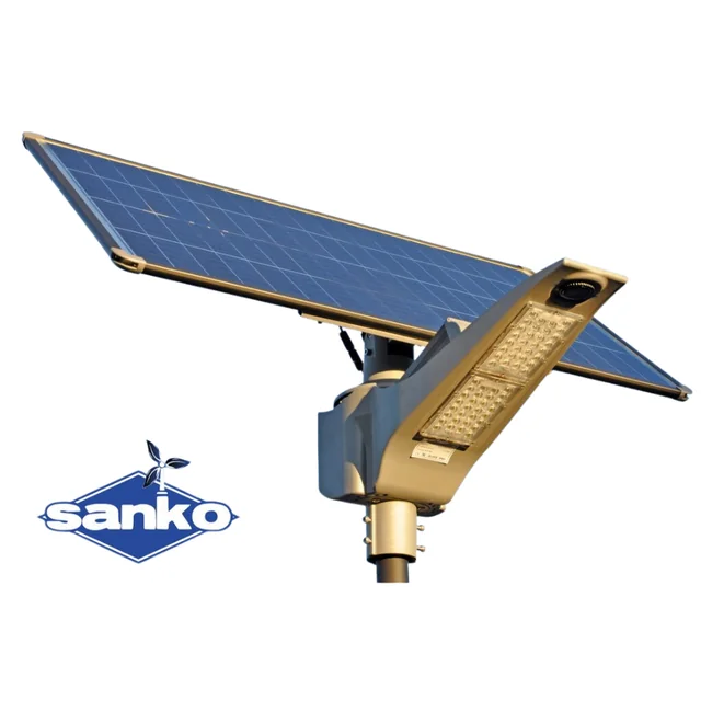 SANKO LED solar street lamp SN-60 (LED 60W 10800lm double-sided panel 120W LiFePO4 42Ah)