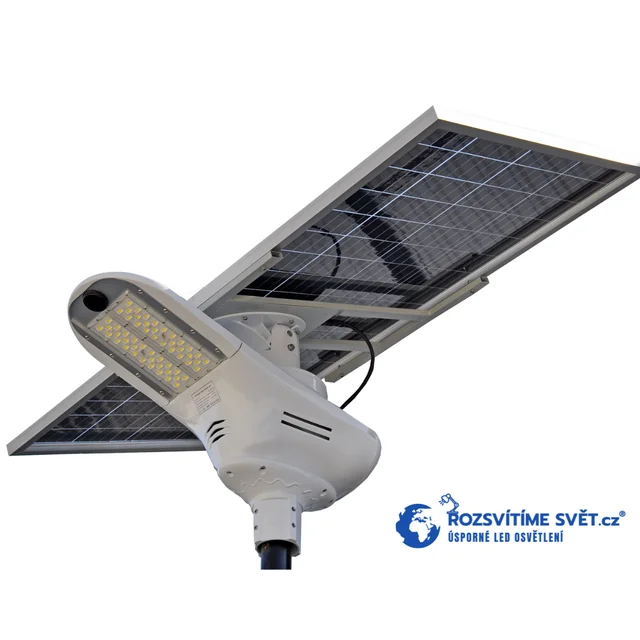 SANKO LED solar street light SL-80-160 (LED 80W 12800lm, double-sided panel 160W LiFePO4 48Ah)