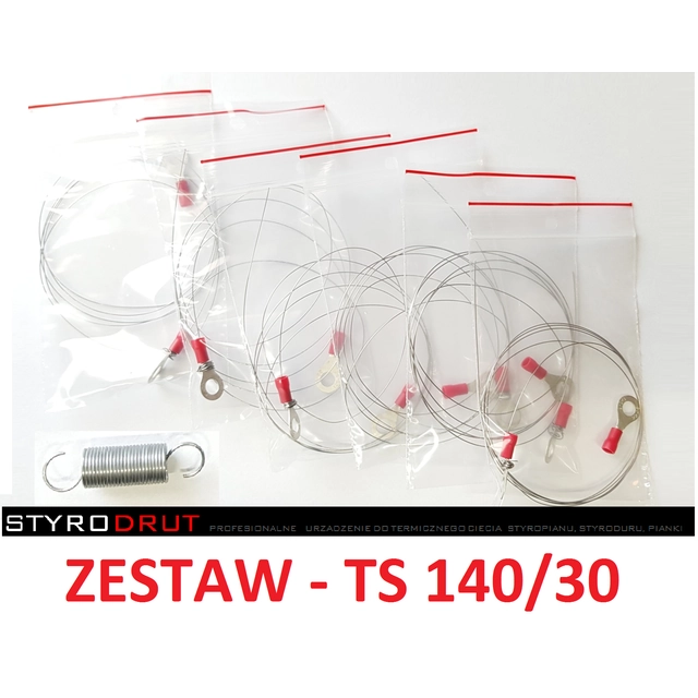 SAT MED KAJLAR 6 SZT - TS 140/30 STYRO WIRE