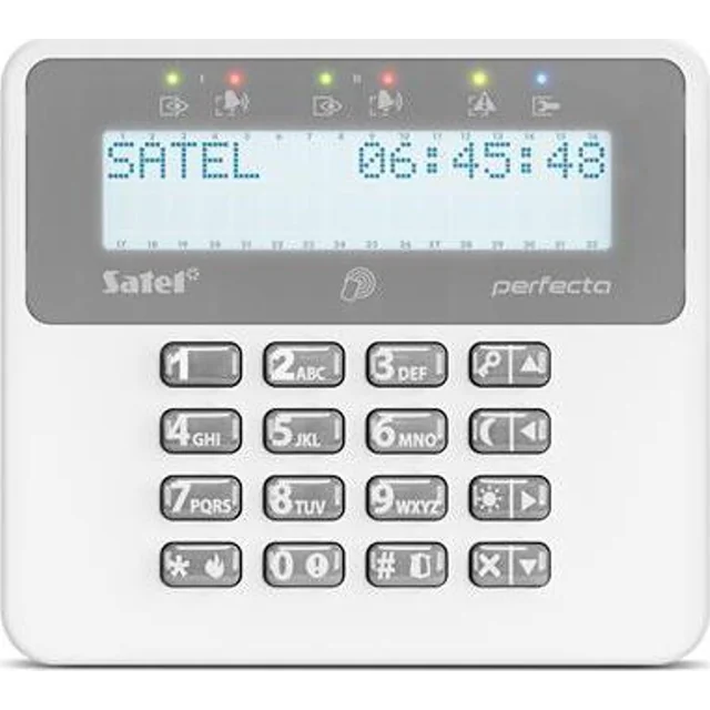 Satel SATEL BEZDRÁTOVÁ LCD KLÁVESNICE PRF-LCD-A2