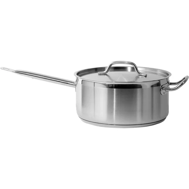 SAUCE DE SÉCURITÉ AVEC COUVERCLE INOX 28x13CM 8L