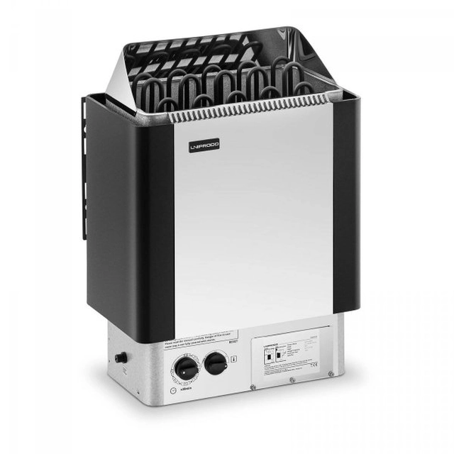Sauna heater - electric - 9 kW - knobs UNIPRODO 10250219 UNI_SAUNA_S9.0KW