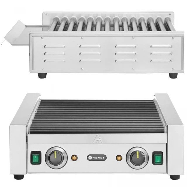 Sausage Grill Warmer - 14 Hendi Rolls 268735