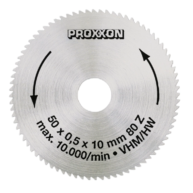 Saw blade Proxxon 50 * 10 * 0.5mm 80T 28011