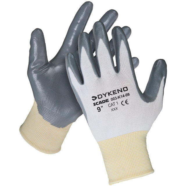 Scade nylon nitrile gloves against oil 08