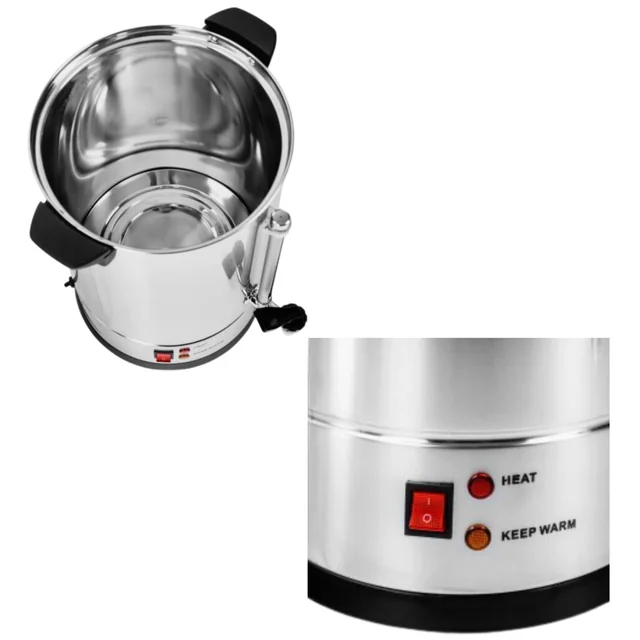 Scaldabagno Professionale 1800W Acciaio Inox 14L 230V