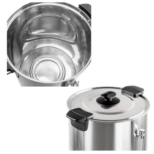 Scaldabagno Professionale 1800W Acciaio Inox 21,5L 230V