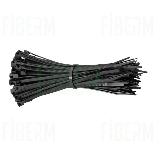 SCAME Črna kabelska vezica 2,5mm x 200mm paket 100 kos 839.52200