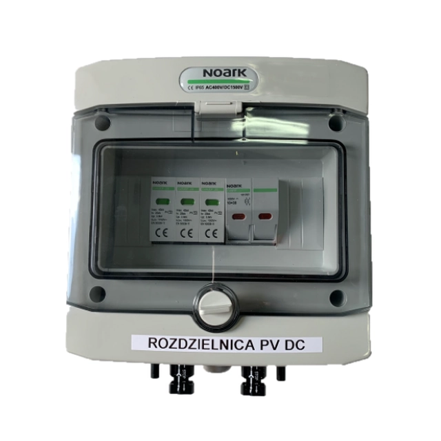 Scatola di giunzione ermetico con scaricatore di sovratensione DC 1000V tipo 2, 1*łańcuch PV, 1*MPPT