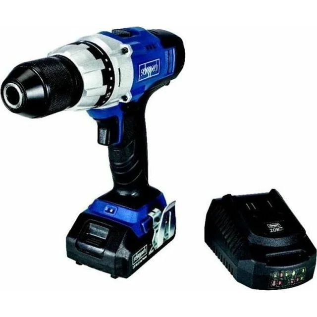 Scheppach drill/driver CDD45-20ProS 20 V 1 x battery 2 Ah