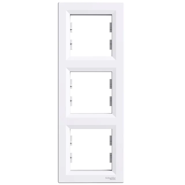 Schneider CADRE TRIPLE VERTICAL, BLANC