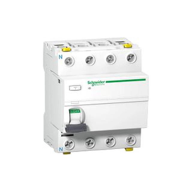 Schneider Disyuntor de corriente residual IID 4p 63A 100mA tipo A (A9Z24463)
