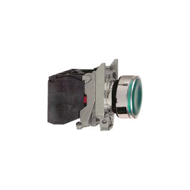 Schneider Electric Bedieningsknop 22mm groen met veerretour met achtergrondverlichting 1Z 1R (XB4BW33M5)