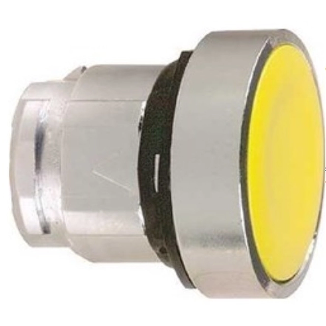 Schneider Electric Button drive com luz de fundo e retorno por mola amarelo ZB4BA5