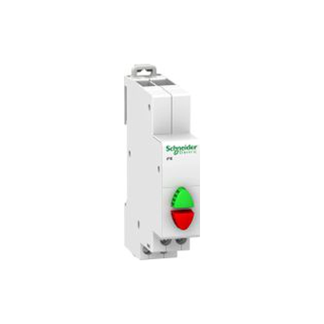 Schneider Electric Διπλό πράσινο/κόκκινο κουμπί iPB 1 NO - 1 NC (A9E18034)