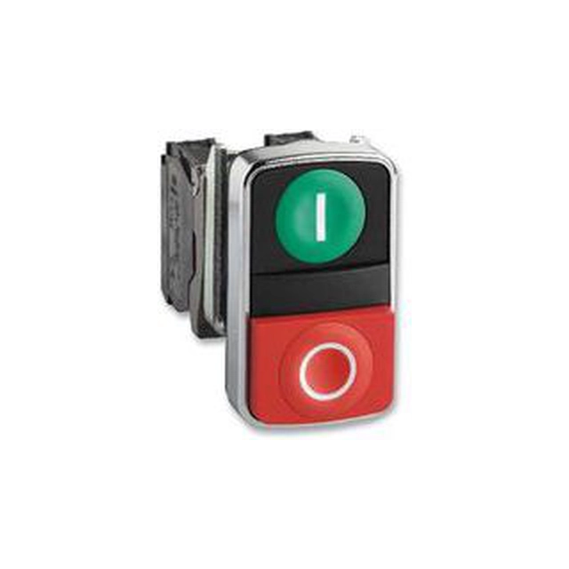 Schneider Electric divu pogu piedziņa zielony/czerwony z samopowrotem (ZB4BA7340)